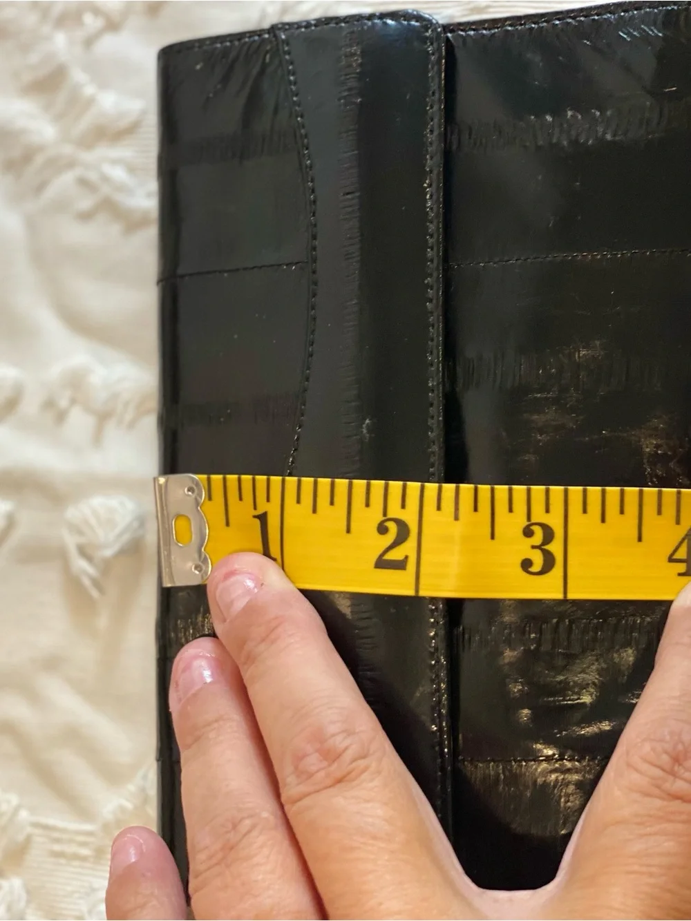 Like New!  Vintage Black Eel Wallet Clutch